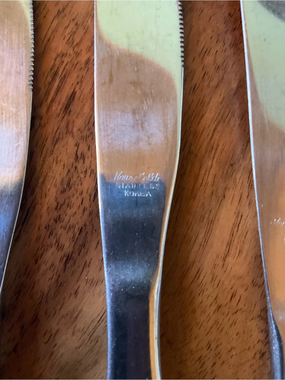 Vintage HMC Households Stainless Set of 18 Korea